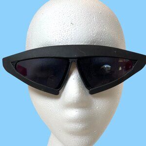 Sunglasses Retro Pizza Hut Back To Future Movie Solar Shades Hot Pink Black VTG